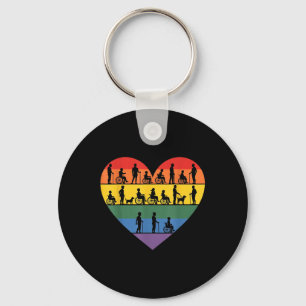 Wheelchair, Quadriplegic, Paraplegic, Disability, Key Ring