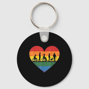 Wheelchair, Quadriplegic, Paraplegic, Disability, Key Ring