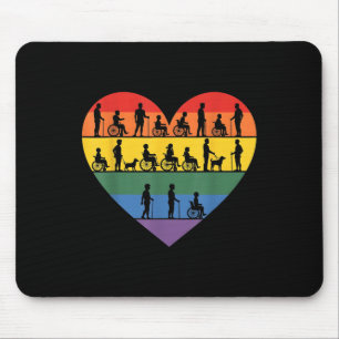 Wheelchair, Quadriplegic, Paraplegic, Disability, Mouse Pad
