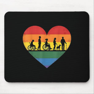 Wheelchair, Quadriplegic, Paraplegic, Disability, Mouse Pad