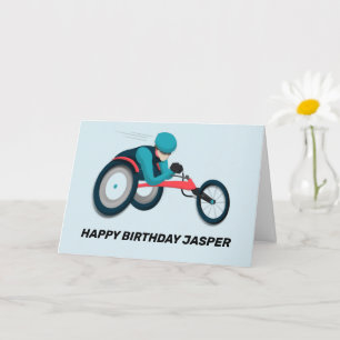 Wheelchair Racing Card