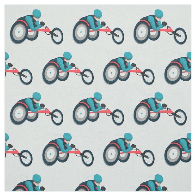 Wheelchair Racing Fabric (Swatch)