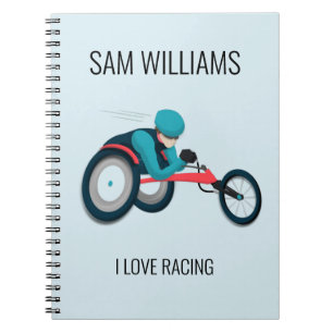 Wheelchair Racing Notebook