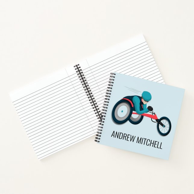 Wheelchair Racing Notebook (Inside)