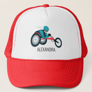 Wheelchair Racing Trucker Hat