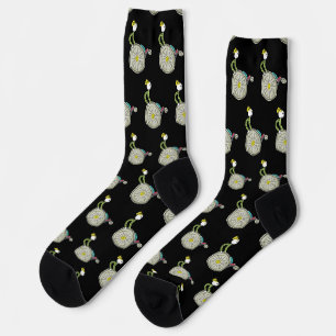 Wheelchair Stickman Socks