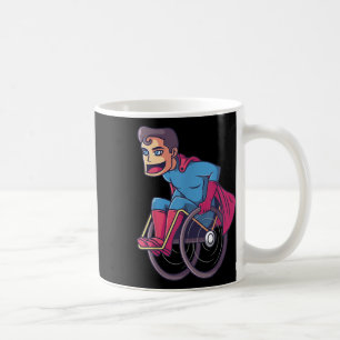 Wheelchair Superhero I Amputee Handicap Disability Coffee Mug