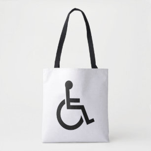 Wheelchair Symbol Disability Care Tote Bag