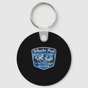 Wheeler peak nevada mountain hiking outdoor key ring