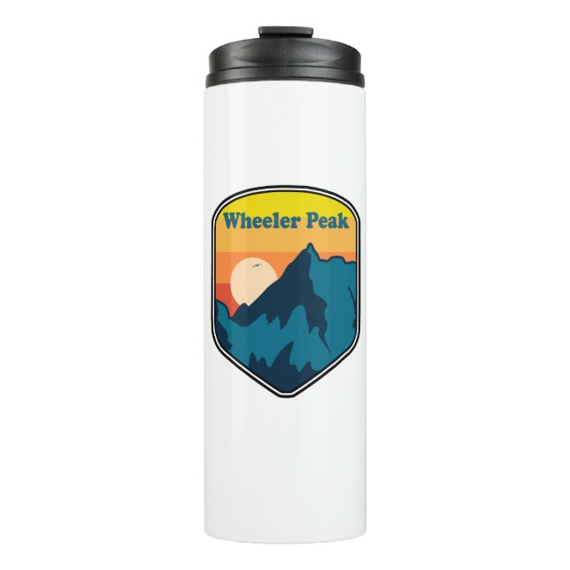 Wheeler Peak New Mexico Sunrise Thermal Tumbler (Front)