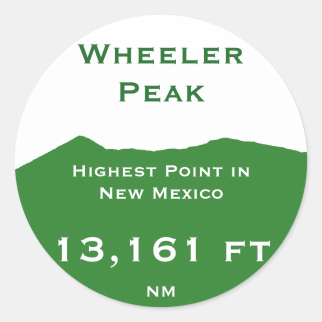 Wheeler Peak Sticker (Front)