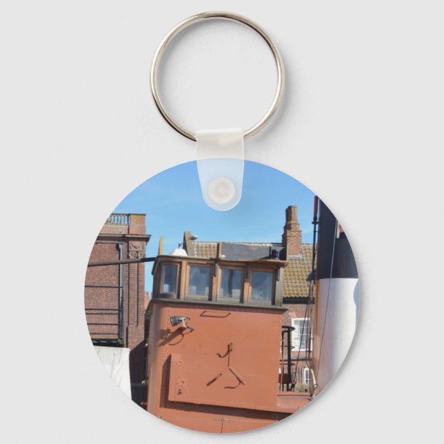 Wheelhouse Of The Lydia Eva Key Ring (Front)