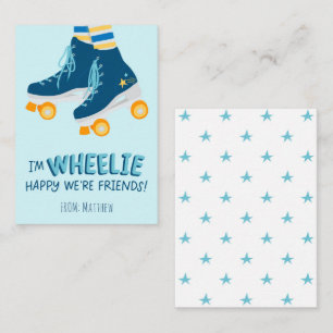 Wheelie Happy Valentine's Note Card
