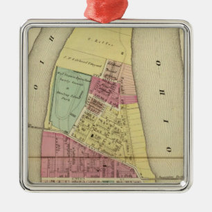 Wheeling Island Metal Ornament