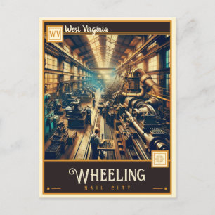 Wheeling, West Virginia   Vintage Postcard