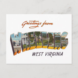 Wheeling WV Postcard