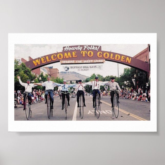 Wheelmen in Golden, Colorado Poster (Front)
