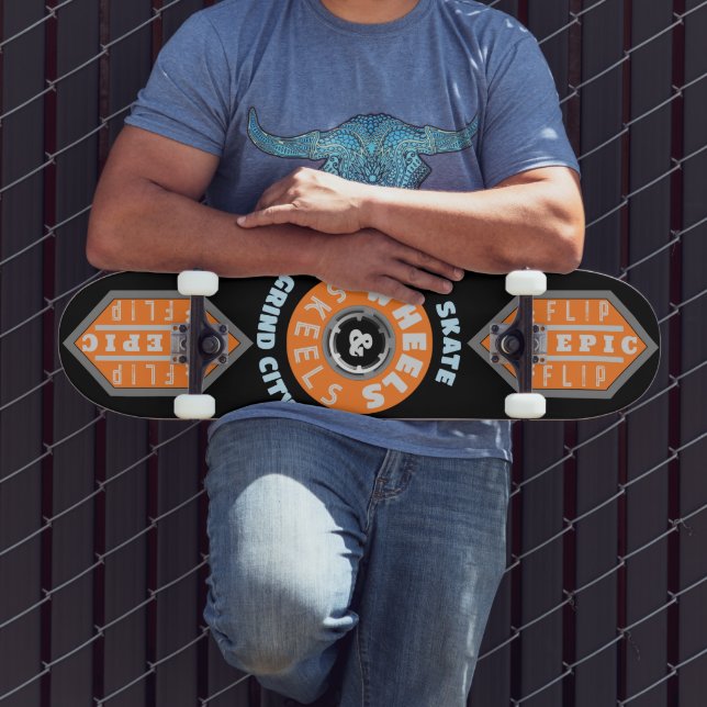 Wheels and Skeels Skate Grind City Skateboard (Outdoor 3)