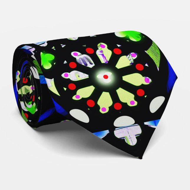 Wheels of fortune tie (Rolled)