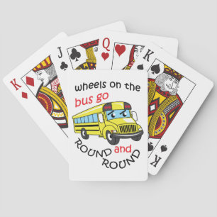Wheels On the Bus Playing Cards