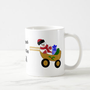Wheely Snowman Coffee Mug