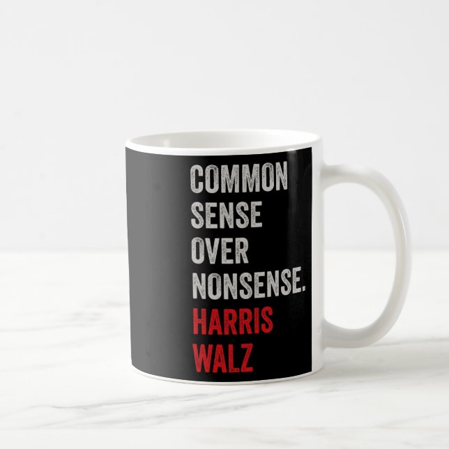 Wheimer 2024 Common Sense Over Nonsense 1  Coffee Mug (Right)