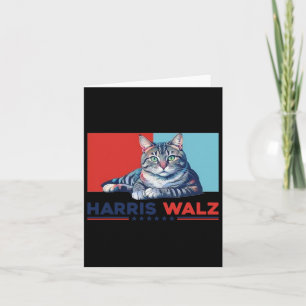 Wheimer 2024 Funny Cat Election Kamala Harris Card