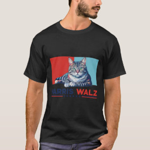 Wheimer 2024 Funny Cat Election Kamala Harris  T-Shirt