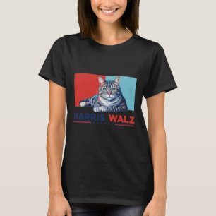 Wheimer 2024 Funny Cat Election Kamala Harris T-Shirt