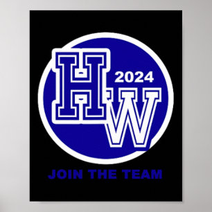 Wheimer 2024 Join The Team - Save Our Democracy- F Poster