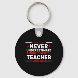 Wheimer 2024 Never Underestimate A Public School T Key Ring