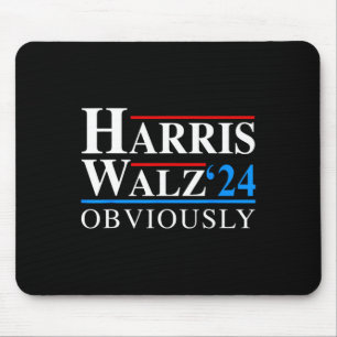 Wheimer 2024 Obviously Kamala Harris Tim Waltz Ele Mouse Pad