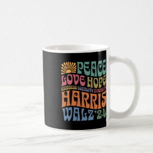 Wheimer 2024 Peace Love Hope Kindness Equality Div Coffee Mug