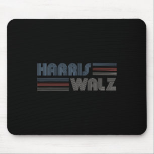Wheimer 2024 Retro Faded Stripes Harris Waltz 2024 Mouse Pad