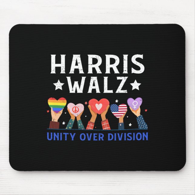 Wheimer 2024 Unity Over Division Harris W 2024  Mouse Pad (Front)