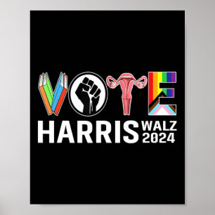 Wheimer 2024 Vote Books Reproductive Rights Lgbt Poster