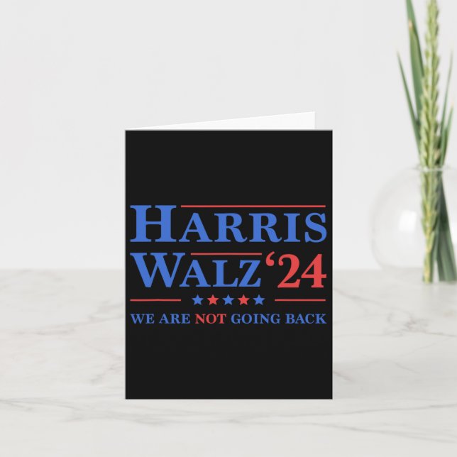 Wheimer 2024 We Are Not Going Back  Card (Front)