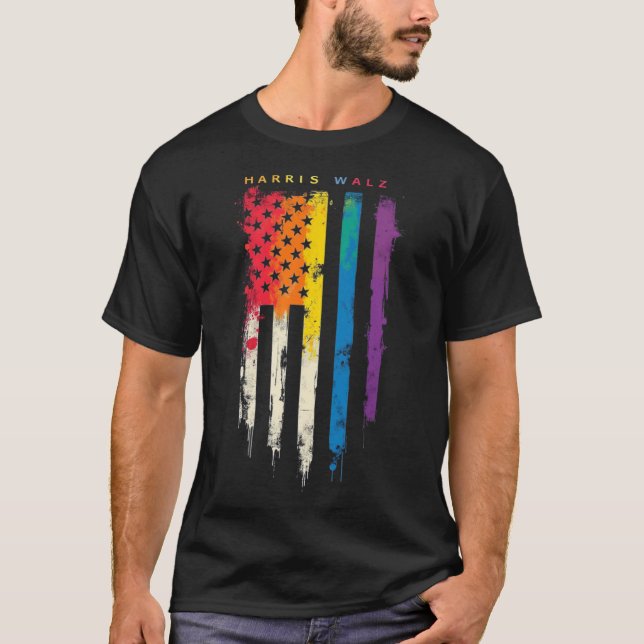 Wheimer Colourful Streak  T-Shirt (Front)