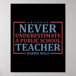 Wheimer Never Underestimate A Public School Teache Poster