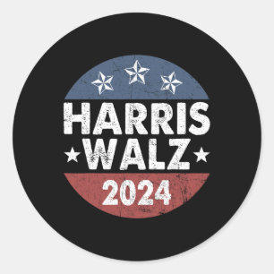 Wheimer Waltz 2024 Retro Vintage Classic Round Sticker