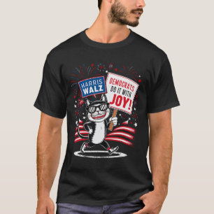 Wheimer Waltz Democrats Do It With Joy Election Cu T-Shirt