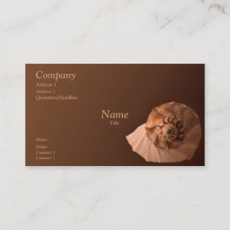 Whelk Left Turn Business Card