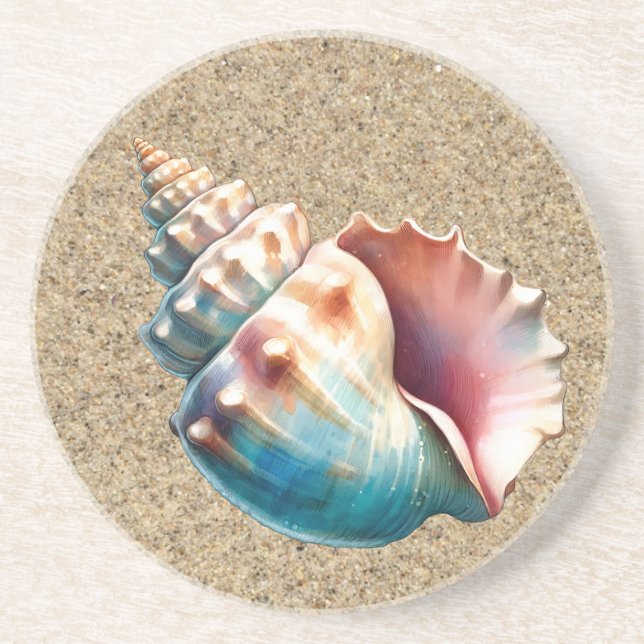 Whelk Shell Coaster (Front)