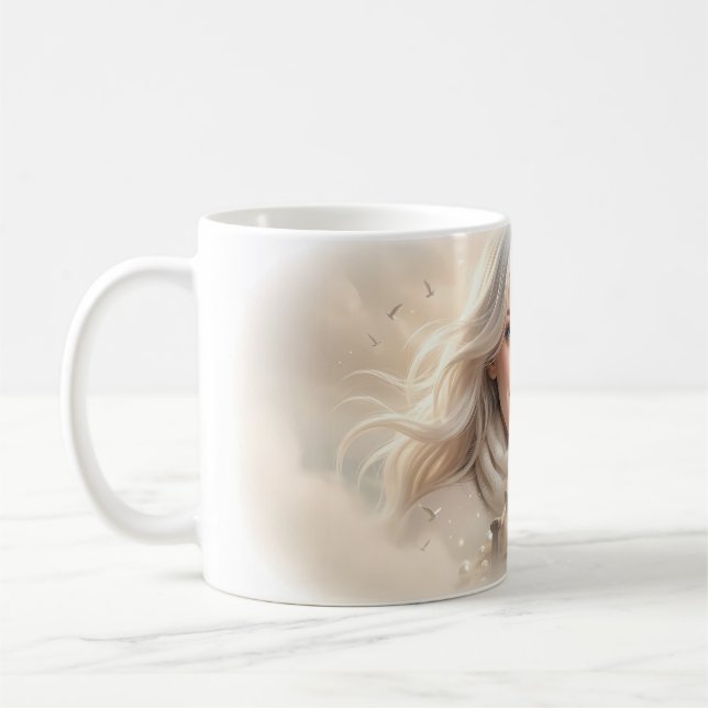 When a Child Finds the Castle at Dawn Mug (Left)