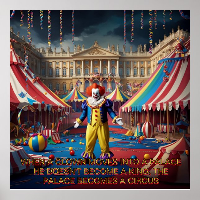 When A Clown Moves Into A Palace... Poster (Front)