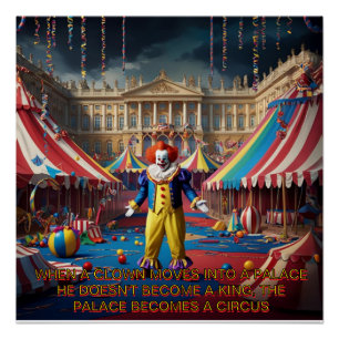 When A Clown Moves Into A Palace... Poster