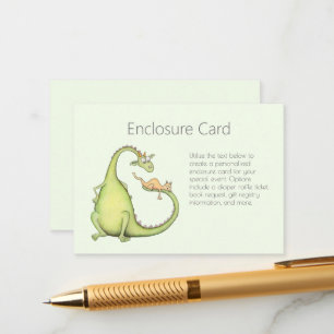 When a Dragon Finds a Cat on Its Tail Enclosure Card