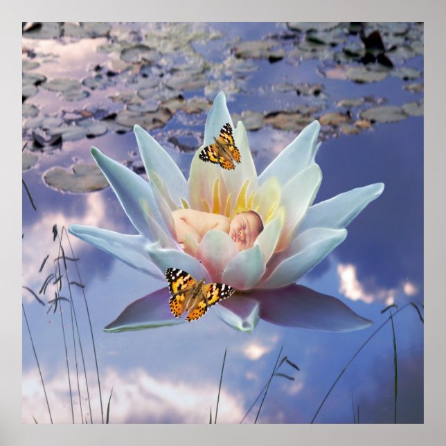 When a little baby goes to sleep poster (Front)