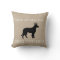 When all else fails Hug the Dog funny linen burlap