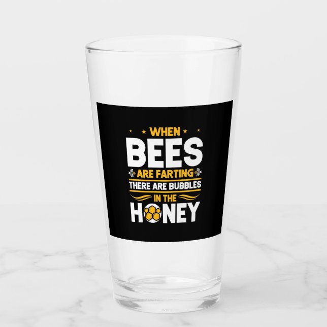 When Bees Are Farting Glass (Front)